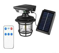 Solar Motion Sensor Wall Light IP65 Waterproof Outdoor ABS Solar Security Light 270° Wide Angle Bright Outdoor Garden Solar Lamp with 3 for Smart Modes Solar Powered Wall Light 1200mAh for battery(C)