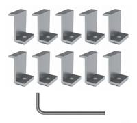 Solar Mounting Bracket 10pcs for 30mm 35mm 40mm Frames(40mm)