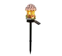 Solar Mushroom LED Cottage Auto On/Off Decor Lamp