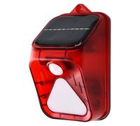 Solar Nocturnal Animal Repeller - Car Alarm System Anti-Theft | 4 Modes Garden Security Light | Solar Alarm Light | Waterproof Sensor Outdoor Repeller | Solar Alarm Sound for Outdoor Garden