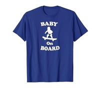 Solar Opposites Terry Baby on Board T-Shirt, Men, Royal Blue, Large