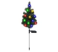 Solar Outdoor Christmas Tree - Christmas Garden Stake Lights, Artificial Lighted Tree, LED Solar Garden Lights for Patio Lawn Path Driveway Sidewalk Parking Lot Camping Decorations
