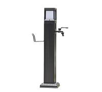 Solar Outdoor Faucet Water Column, Illuminated Garden Spigot, Floor Mount Tap for Farm Irrigation & Watering, 73.5cm Height, Eco-Friendly Design
