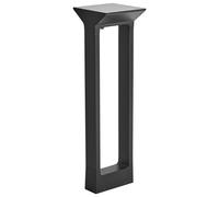 Beliani Outdoor Bollard Lamp TIZU Black, Black
