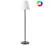 Solar Outdoor LED Floor Lamp FONESCA White