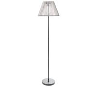 Beliani Solar Outdoor LED Floor Lamp LUETE Grey, Grey