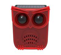 Solar Outdoor Motion Sensor Alarm with 13Sounds,KINGCOO 129db Noise Maker Gunshot Dog Barking Sound Red Led Flashig Warning Security Strobe Light for Driveway Farm Yard Orchard Ba (1PC)