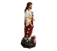 Solar Outdoor Statues - Sacred Heart Jesus Patio Sculpture - Solar Powered Path Light,for Homeowners Landscapers Pathway Driveway Yard Patio Deck Flower Bed Poolside