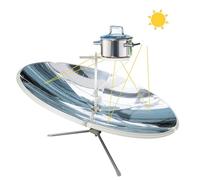 Solar Oven,Outdoor Ovens,Solar Cooker Stove Kits,1800W Portable Parabolic Solar Cooker,Concentrating Solar Cooker, 59 Inch Foldable Solar Cooker, Solar Cooker Parabolic Portable Stoves Magnesia