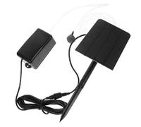 Solar Oxygenation Air Pump for Fish Tank Outdoor Fishing 5v 1.6w | Ip65 Waterproof Silicon Crystal Build, Black Finish, Max Airflow 0.6l/min, Aquatics Use