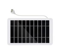 Solar Panel | 2W Solar Charger for Power Station - 5V Voltage Output High Efficiency Sunlight Energy Solution for Camping Power Backup Motorhome Marine Farm Boat Travel Trailer Roof Top