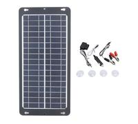 Solar Panel, 30W 18V Solar Battery Trickle Charger with OBD Connector, High Efficiency Monocrystalline Panel for Automotive RV Camping Home Boat Marine