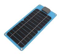 Solar Panel 8W 5V for Trail Cameras and Vehicles, Compact Waterproof Solar with 2 Buckles for Motorcycles Boats Tractors