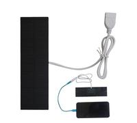 Solar Panel Adapter, Camping Photovoltaic Charger, 5.83x1.77 Inches Portable & Compact, Fast Charging Usb Energy Supply for Staying Connected During Outdoor Adventures
