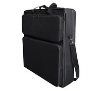 Solar Panel Bag - Padded Waterproof Travel Carrying Case in Black | Protective Organizer for Two 100w/200w Panels | Ideal for Camping, Beach, Garden, Festival, Roadside & Urban Trips