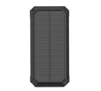 Solar Panel Battery Pack | 10000mAh Waterproof Survival - Wireless Phone Charging Solar Battery Bank | for Camping Hiking Road Trip Fishing Backpacking Music Festival Smartphone Camera Tablet