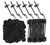Solar Panel Bird Proofing Kit, Nylon Wire Fence Panel Clips Multi-Use Animal Guard Roll Kit for Various Guard Mesh Pigeon Fence, Stop Pigeon Access Bird for Solar Panels