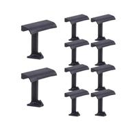 Solar Panel Bracket - 10 Pieces 30mm Water Guide And Mud Discharge Clamps | Solar Panel Mounting | For Pool Fence Wall Ground Garage Boat Farm Industrial Home Indoor Outdoor School Boys Room Offices G