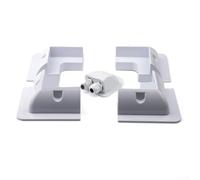 Solar Panel Bracket Kit for RVs and Boats, 5 Pieces, No Drill Installation for Convenience (White )