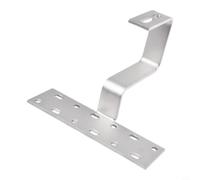 Solar Panel Bracket Resistant Roof Hook for Photovoltaic Module Fixing on Tiles Adjustable Angle Secure Fit Silver