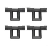Solar Panel Bracket Set of 4 Water Drain Clips for PV Modules 30 mm 35 mm Frame - Self-Cleaning Drainage Clips Solar Panel Accessories Black (30 mm)