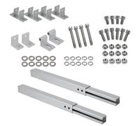 Solar Panel Brackets for Mounting - 10-15 Degrees Solar Battery Tilt Holder - Roof Charger Panel Holder - for Camping Roof RV Marine Balcony Garden Outdoor