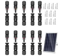 Solar Panel Cable Connections - Male and Female Adapter Cable - Power Adapter | For RV Outdoor Commercial Generator Camping Boat Cabin