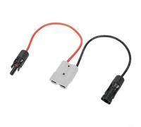 Solar Panel Cable Y Connector Adapter, 50A 600V Waterproof, 30cm 4mm² 12AWG Cable for Connectors