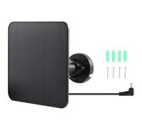 Solar Panel Camera Charger, for Ring Spotlight Camera Battery and for Stick Up Cam Battery Wall Mounted Solar Panel 12W Fast Charging (Black)