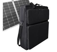 Solar Panel Carrying Case - Solar Panel Backpack,Protective Bag for Camping Urban Garden Festival Roadside Beach Home Outdoor Backyard