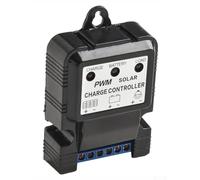 Solar Panel Charge Controller 6V 12V 10A For PWM with 3 Stage Charging, Overcharge Protection and Battery Status LED for Efficient Power Management (3A 6V 12V)