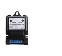 Solar Panel Charge Controller 6V 12V 10A For PWM with 3 Stage Charging, Overcharge Protection and Battery Status LED for Efficient Power Management (3A 6.4V)