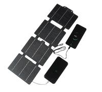Solar Panel Charger - 30W Foldable Panel, Monocrystalline Waterproof Charger, Portable Solar Power Device with duall USB Type-C Ports | High Efficiency for Camping and Hiking Trips light