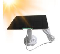 Solar Panel Charger, 50 W Waterproof Solar Battery Charger, 6.57 x 0.39 inches, External Power Pack, Energy-Saving Generator for Security Camera, Office, Home, Commercial, or Outdoor Use