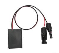 Solar Panel Charger Adapter, DC 0.138 x 0.053 Input, Compatible with Solar Generators & Power Plants, 50cm Cable, Black