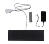 Solar Panel Charger for Camping - 3W Quick Charging Unit, Portable USB Charger, Solar Panel Battery | Convenient Use for Backup Emergency Power