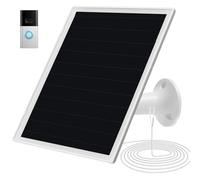 Solar Panel Charger for Ri ng doorbell Camera, Compatible with Ring Video Doorbell 3/3+/4, Battery Video Doorbell Plus, Not for Ring Video Doorbell 2, Waterproof, 5W Fast Charging (1Pack)
