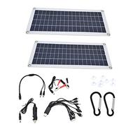 Solar Panel Charger Kit 2x10W Monocrystalline Silicon with USB Port
