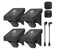 Solar Panel Charger Mount Compatible with Blink Camera Outdoor 4(4th Gen)/Blink Outdoor(3rd Gen) XT3/XT2/XT Camera, Blink Solar Panel with Built-in Battery, IP67 Waterproof(Camera not Included),4 Pack