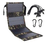 Solar Panel Charger, Waterproof 20W Come with 2 Clip Hooks, USB Solar Charger, Portable RV Car for Cell Phone