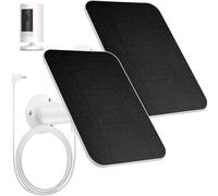 Solar Panel Charging Compatible with Ring Spotligth Cam Battery & New Ring Stick Up Battery Cam only, IP65 Weatherproof, 2 Pack
