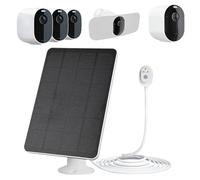 Solar Panel Charging Device for Cameras Weather Resistant ABS Construction Outdoor Camera Energy Supply Continuous Power Solar Panel