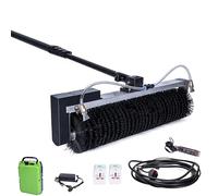 Solar Panel Cleaning Brush, Electric Roller Cleaner with 60cm Large Head, Dual Wet/Dry Modes, 360° Rotating Head, Spray System