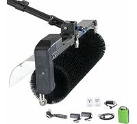 Solar Panel Cleaning Brush Kit - Telescopic Water Fed Pole with Rotary Head and Hose Connector for Efficient Maintenance