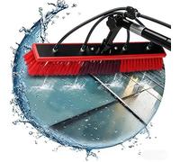 Solar Panel Cleaning Brush Kit, Water Fed Pole Kit, Window Washing & Roof Glass Cleaner Tool, 24FT/7.2M
