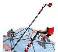 Solar Panel Cleaning Kit - Extendable Window Cleaning Pole 12-39ft Telescopic Er Pole for Outdoor Use Multi-Purpose Window Cleaning Equipment