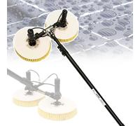 Solar Panel Cleaning Kit - Telescopic Pole, Dual-Head Brush & Spray Nozzles for Efficient, Safe Solar Panel Maintenance & Care - Perfect for Home & Business Use
