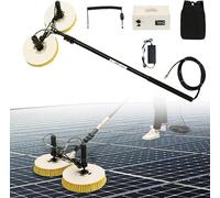 Solar Panel Cleaning Kit - Water Fed Pole System with 2 Brushes & Accessories, 3.5m/5.5m/7.5m Lengths, Essential for Solar Panel Maintenance & Maximum Efficiency