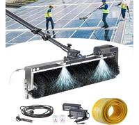 Solar Panel Cleaning Kit with 60cm Brush &Pole Electric Water Supply 3.5M/5.5M/7.5M Length Efficient Solar Cleaning Tool for Optimal Performance