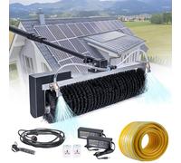 Solar Panel Cleaning Kit with Powered Water Fed Pole and Electric Brush for RV Glass, Store Signs, and Billboards
